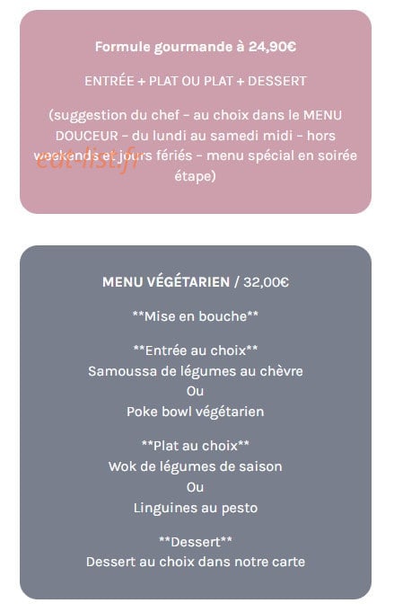La Vieille Ferme — carte page 2