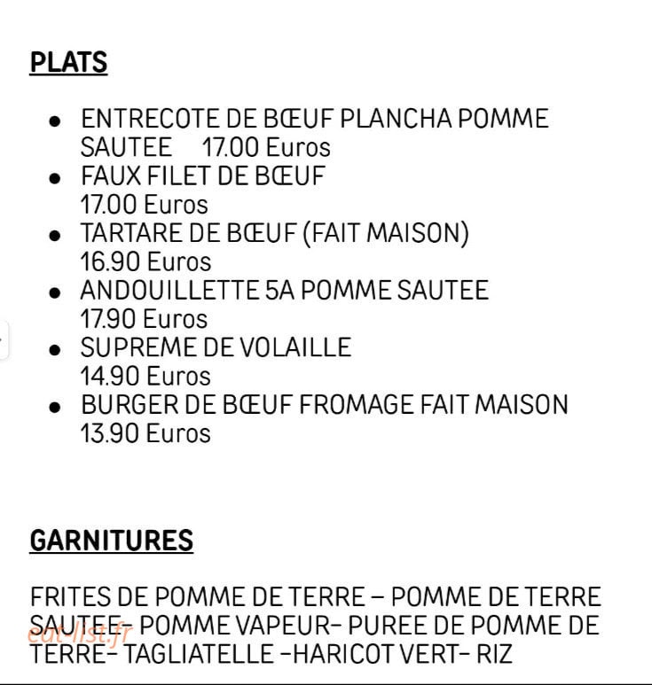 Villa Aphro — carte page 2