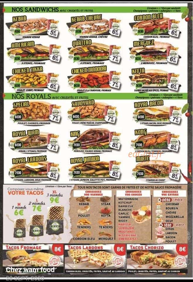 Chez wam — carte page 3