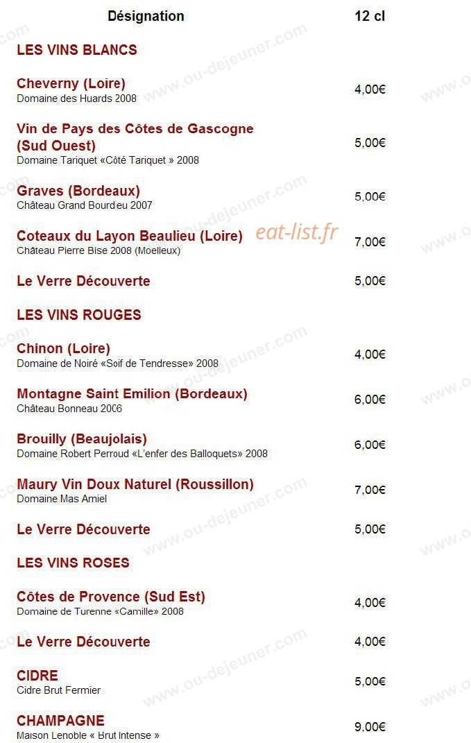 Les Galets — carte page 18