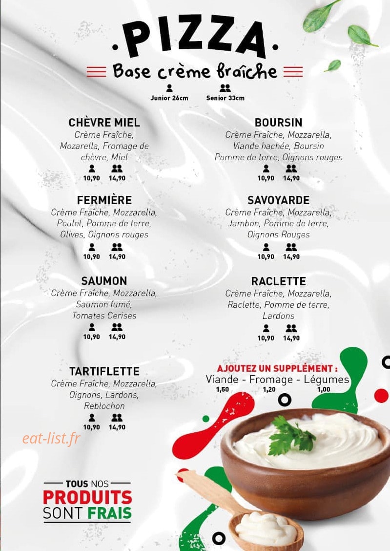 Four Du Chef — carte page 2