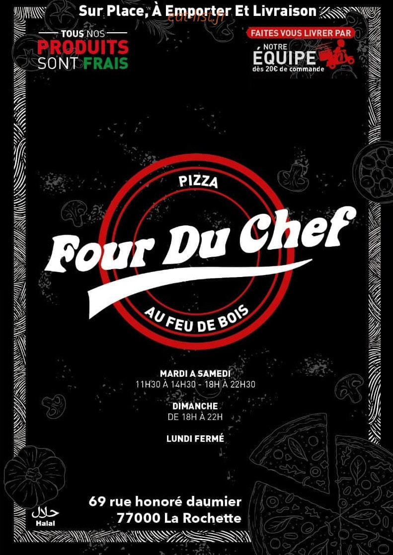 Four Du Chef — carte page 1