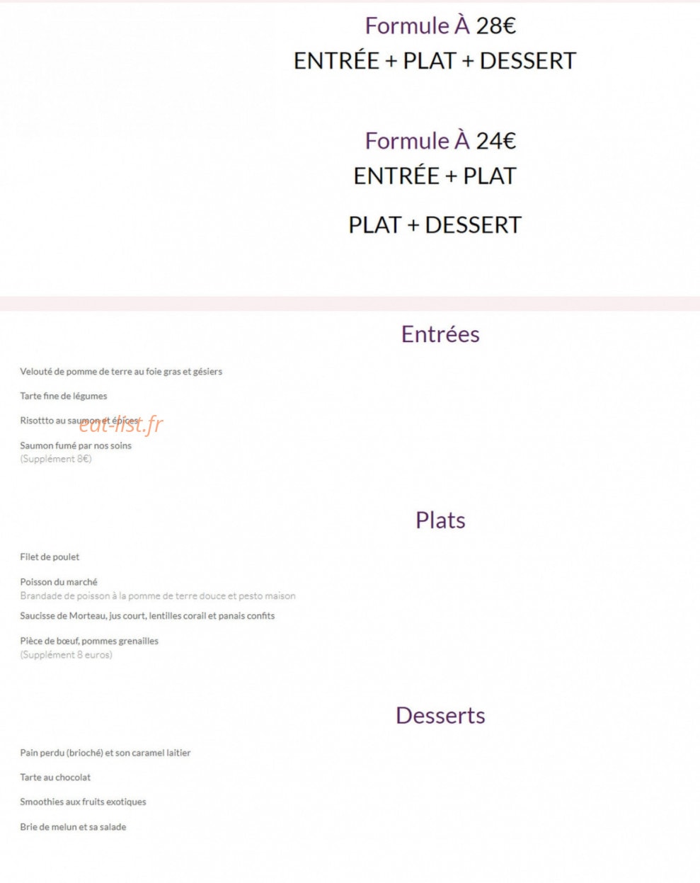 L'Ibiskus — carte page 1
