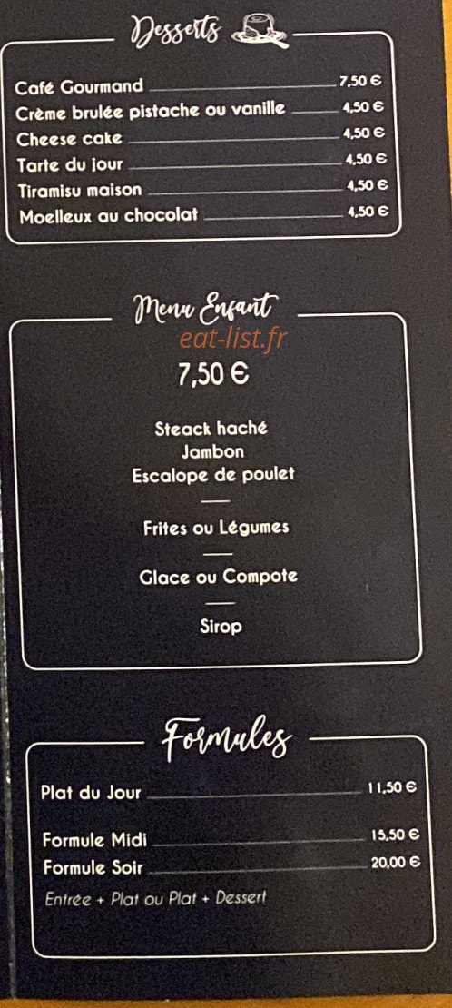 Chez Loulou — carte page 4
