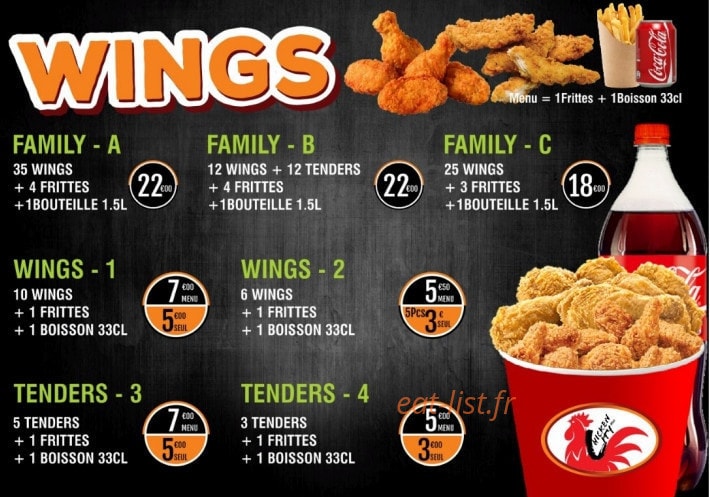Chicken city plus — carte page 1
