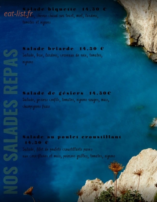 Crêperie de la place — carte page 3