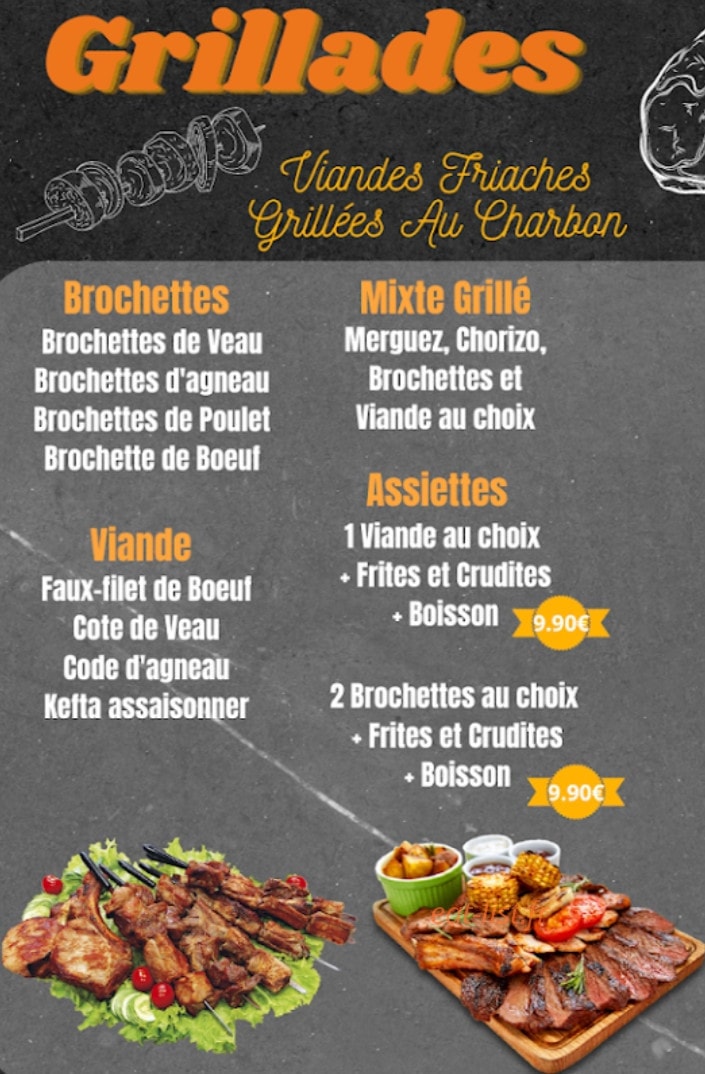 Elbaraka Food — carte page 2