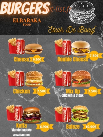 Elbaraka Food — carte page 5