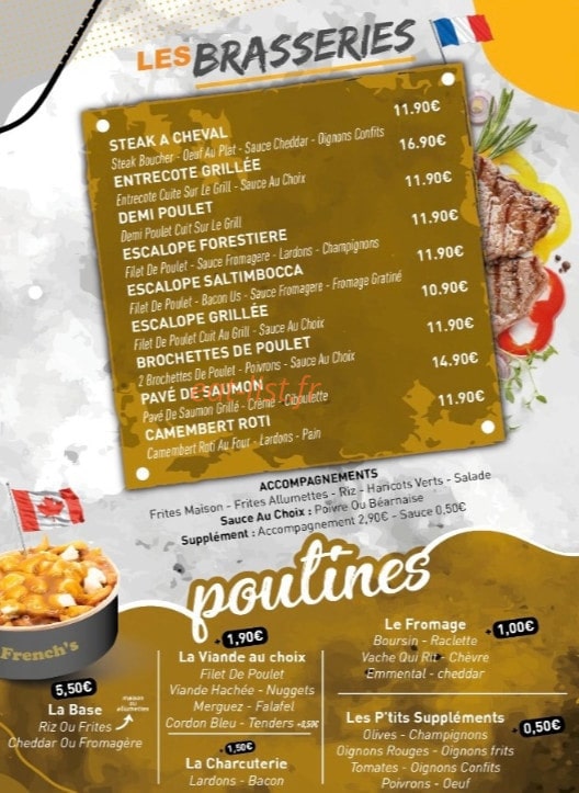 French's — carte page 3