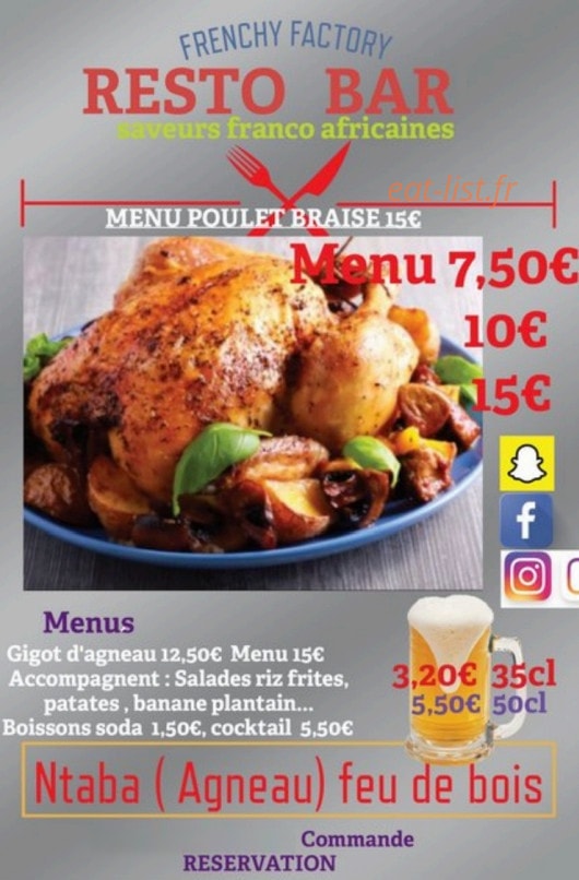 Frenchy Factory — carte page 4