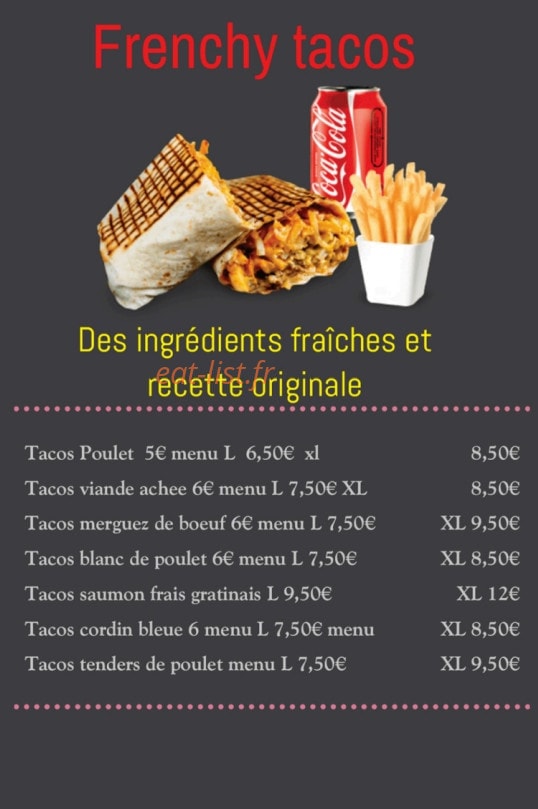 Frenchy Factory — carte page 5