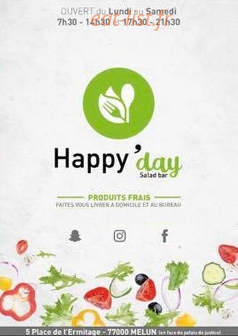 Happy'Day — carte page 1