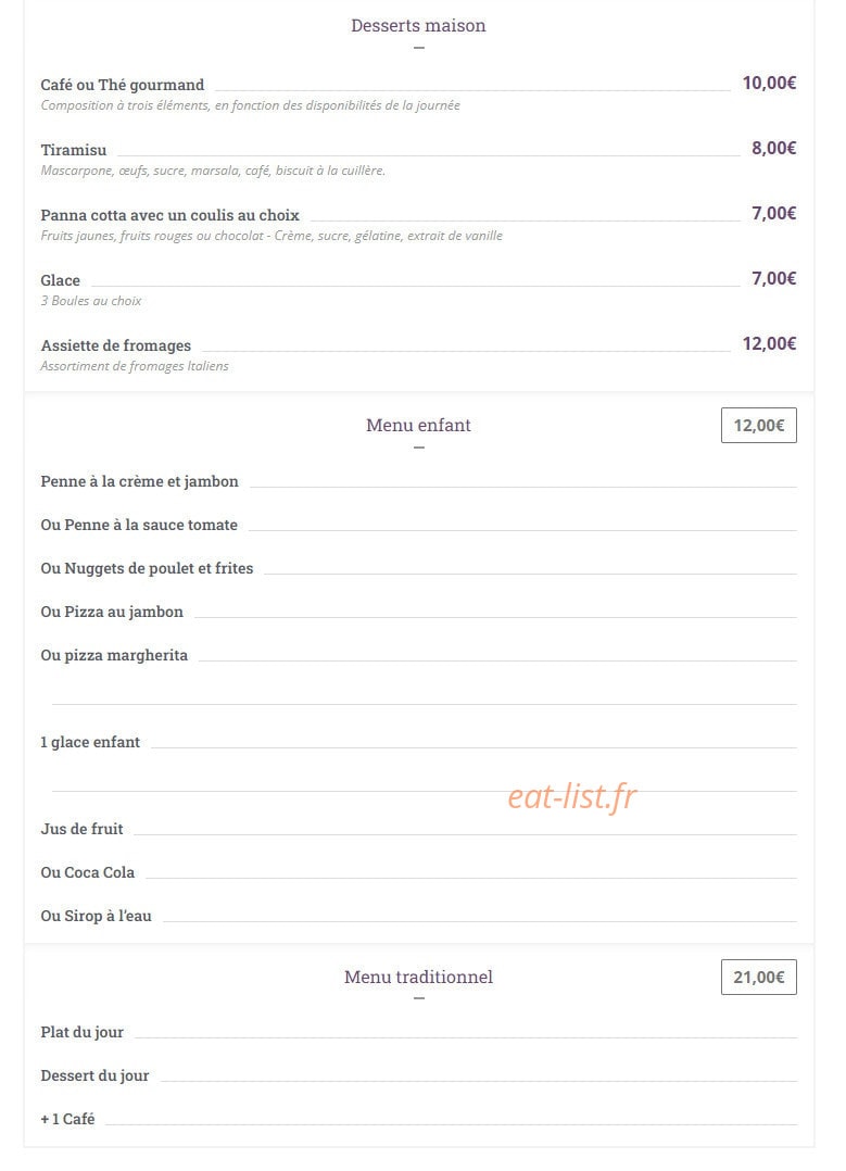 Il Melograno — carte page 3