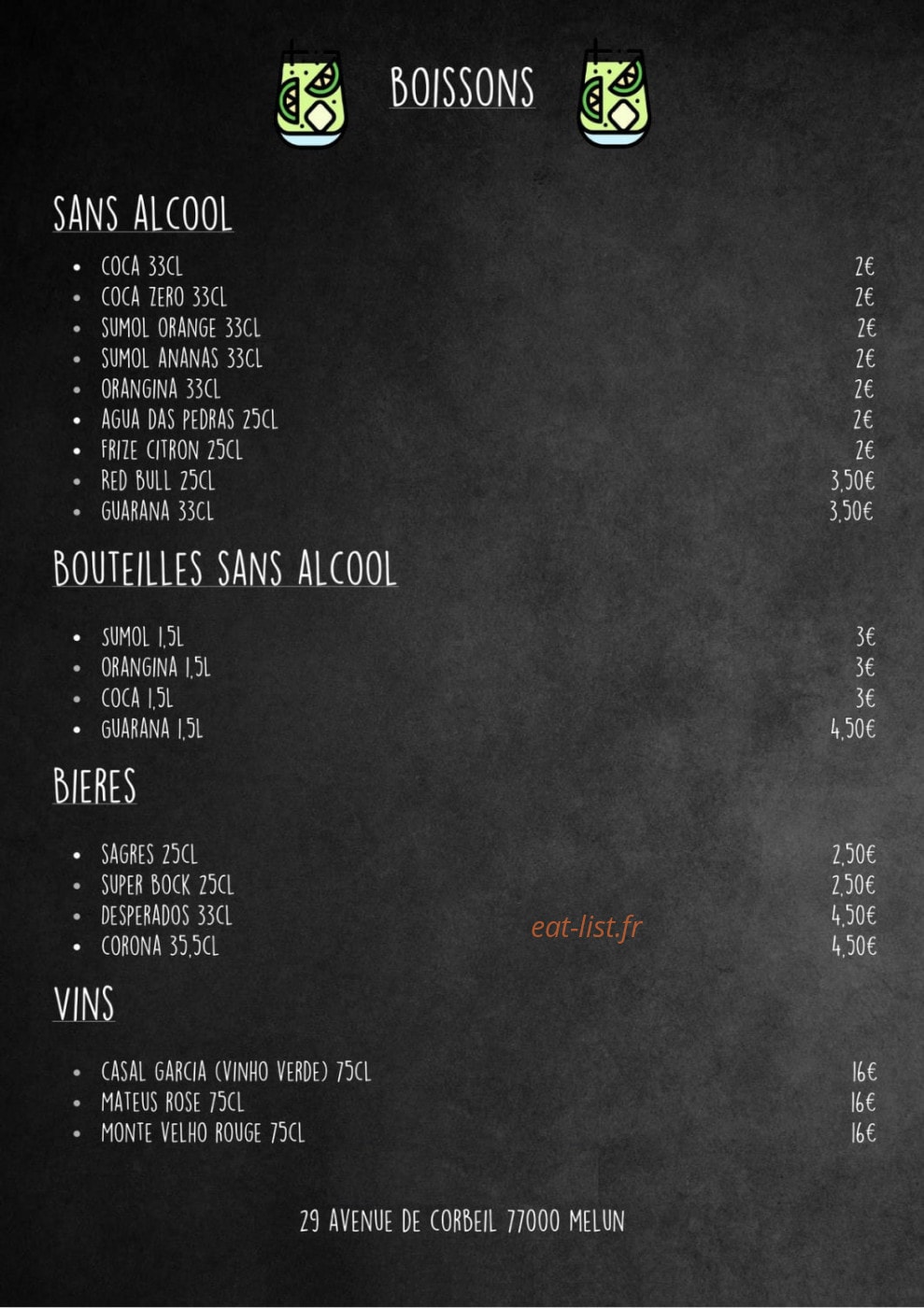 Kantin Do Sol — carte page 2