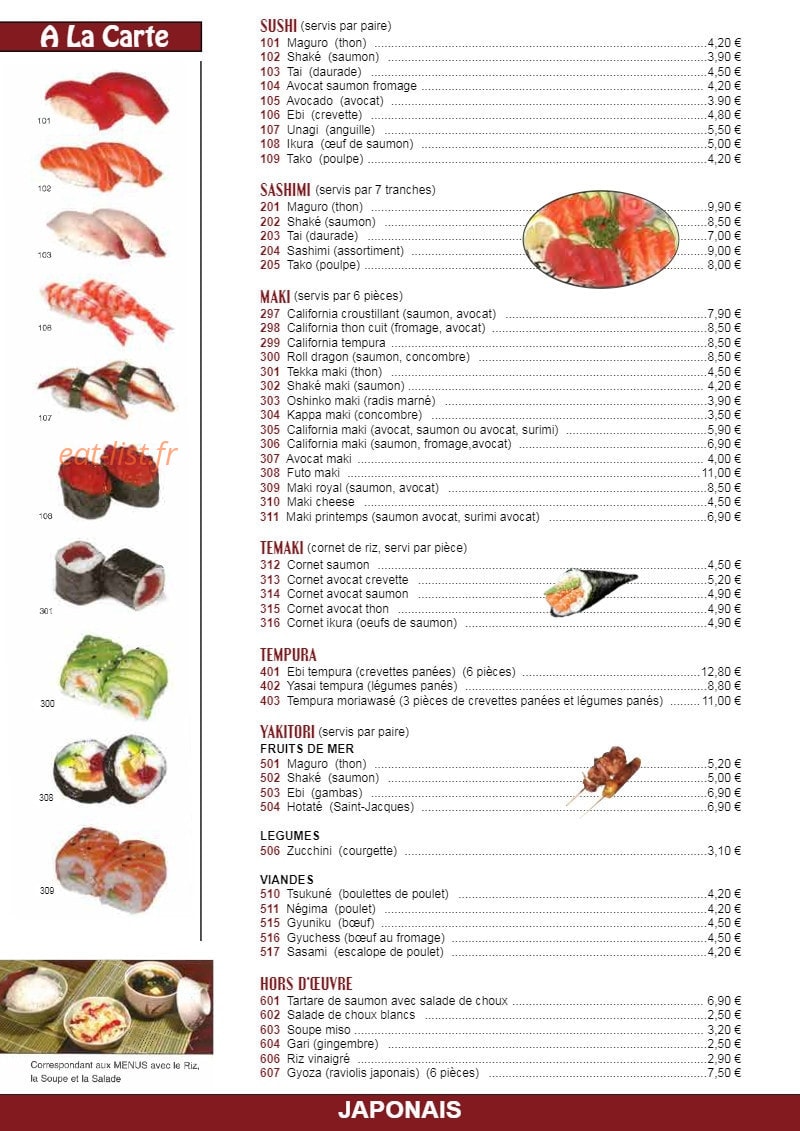 Kintaro — carte page 2