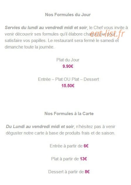 L'Improviste — carte page 1