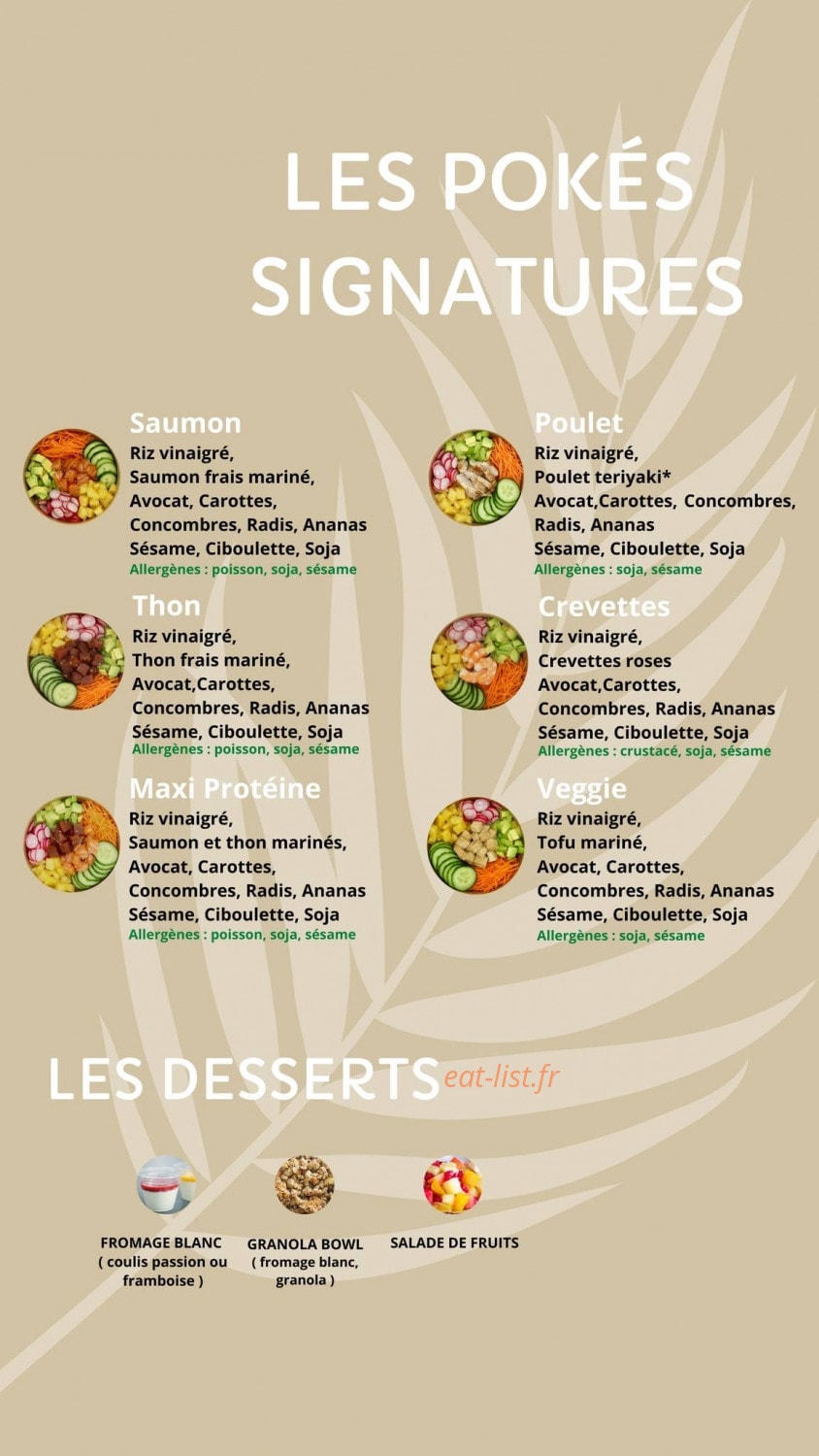 L'instant Poké — carte page 1
