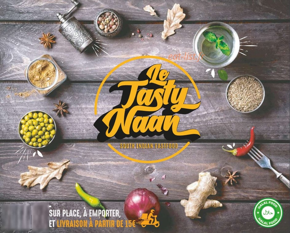 Le Tasty Naan — carte page 1