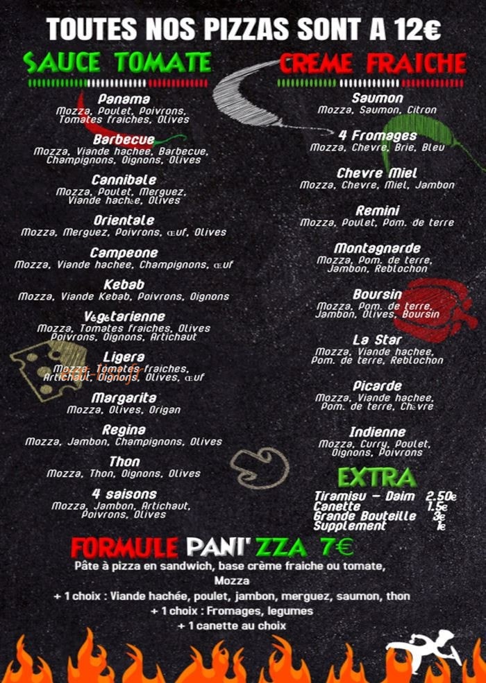 MajPizza — carte page 2