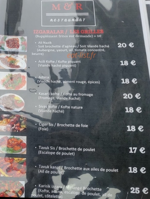 Marka Restauran — carte page 5