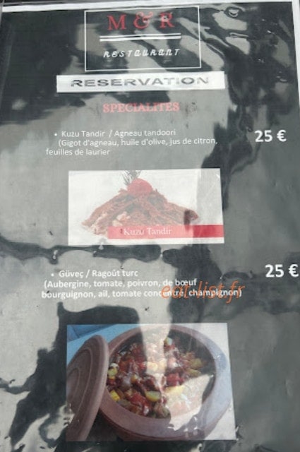 Marka Restauran — carte page 6