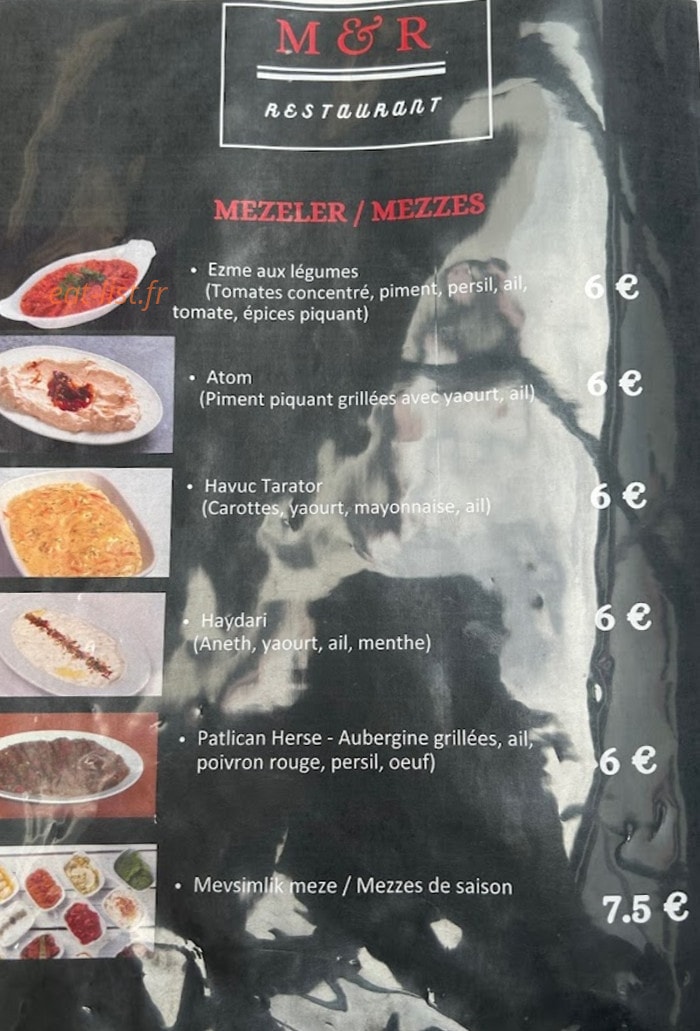 Marka Restauran — carte page 3