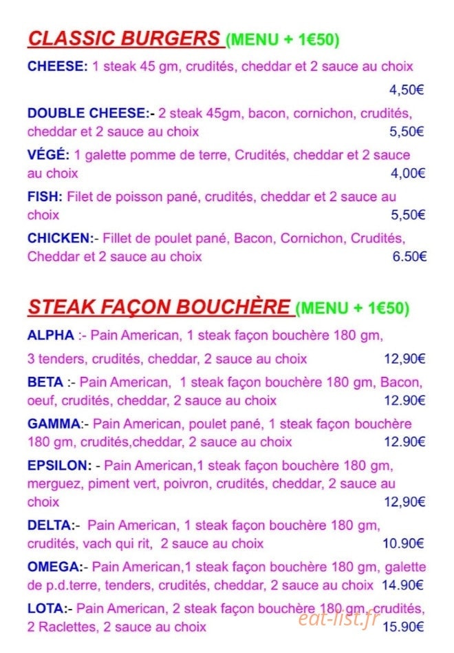 o'mozza foods — carte page 5