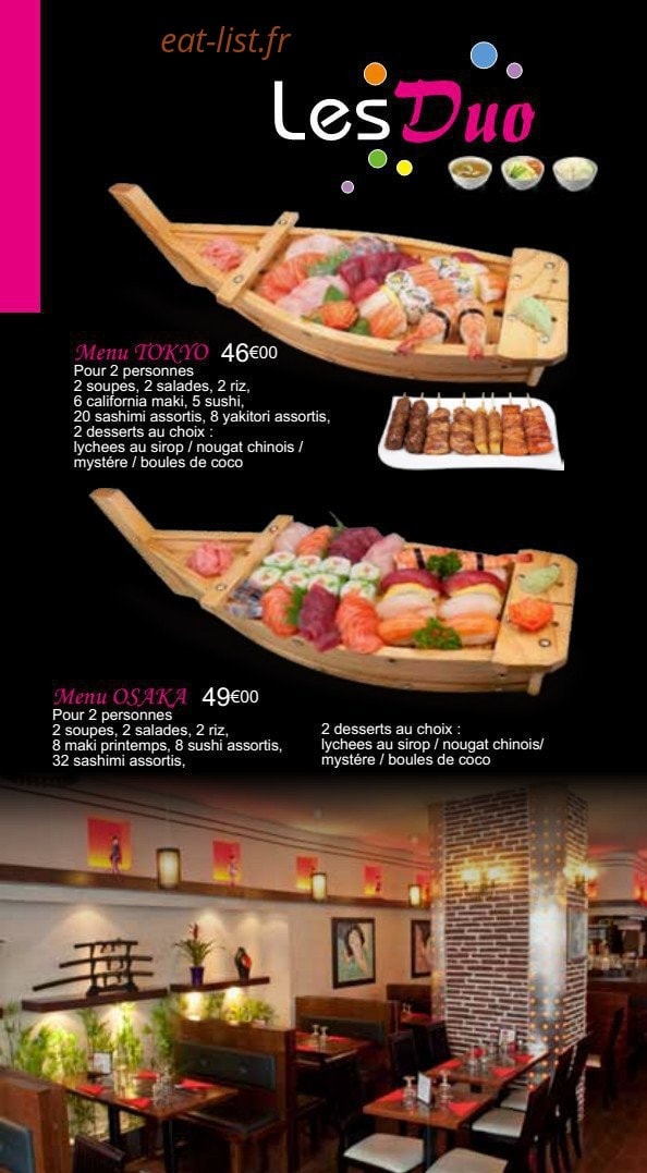 Osaka sushi — carte page 11
