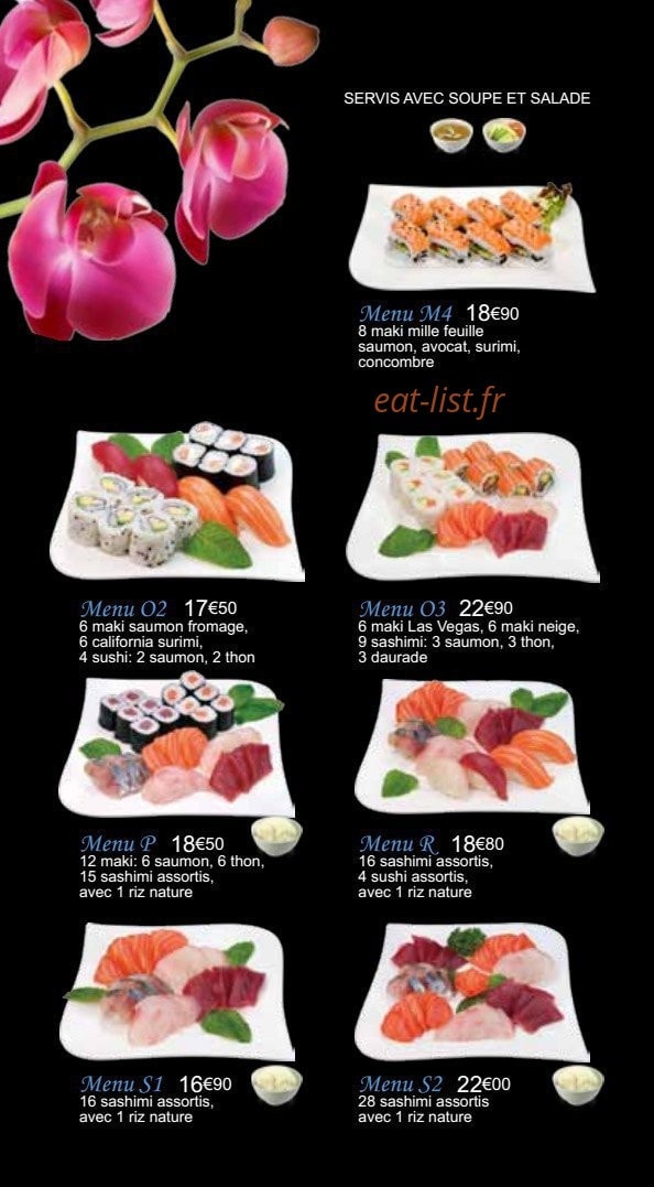 Osaka sushi — carte page 9