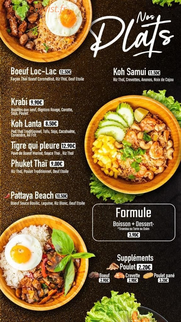 Phuket Woo — carte page 3