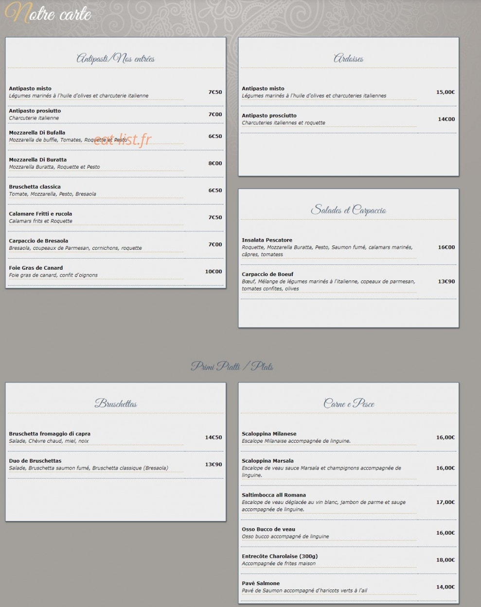 Primavera — carte page 1