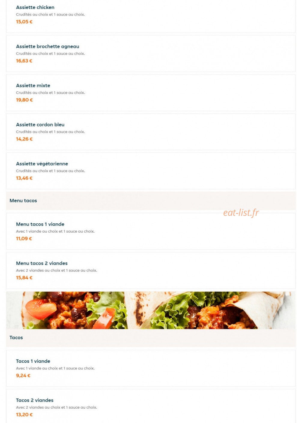 Restaurant Istanbul — carte page 8