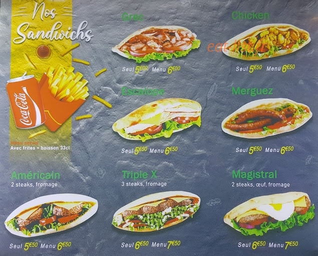 Restaurant l'Escale — carte page 2