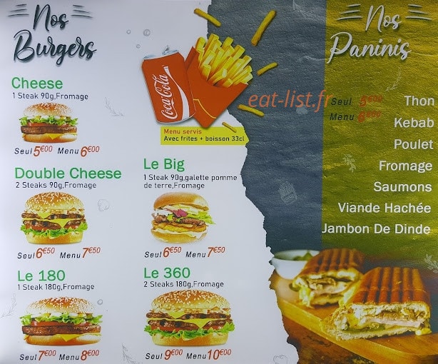 Restaurant l'Escale — carte page 5