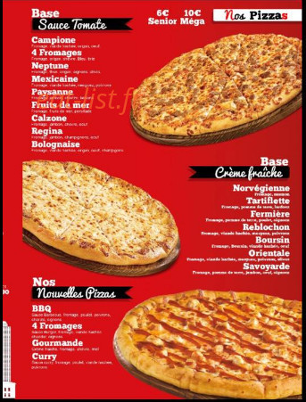 Street food — carte page 4