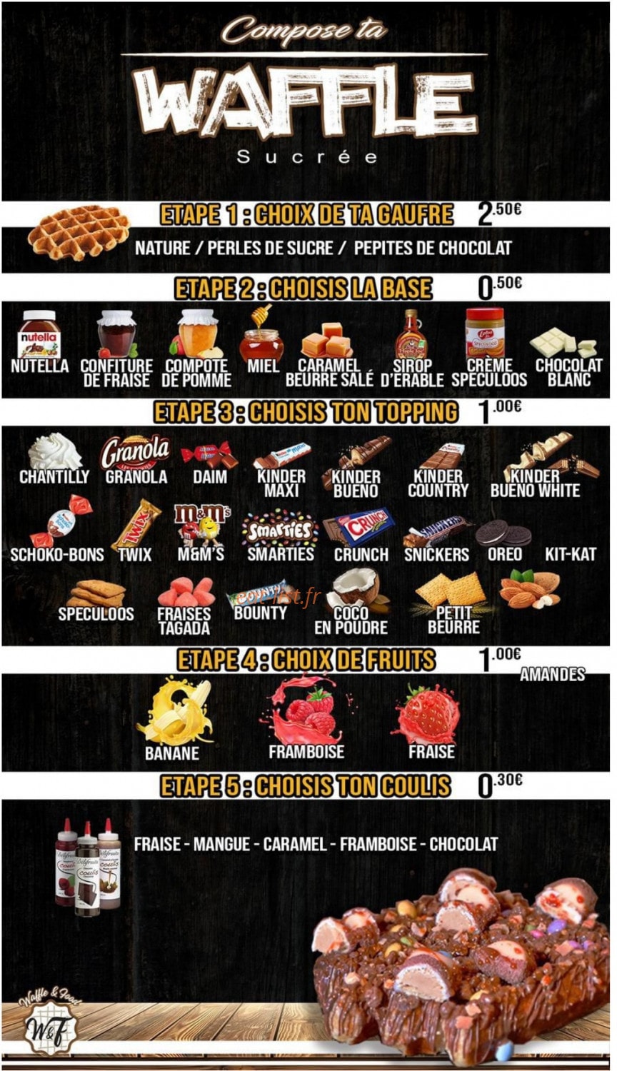 Waffle & Food — carte page 6