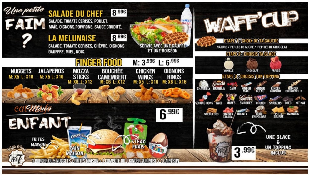 Waffle & Food — carte page 5