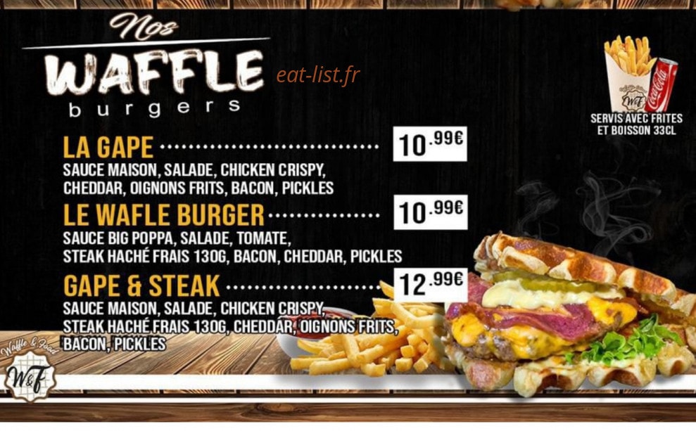 Waffle & Food — carte page 2
