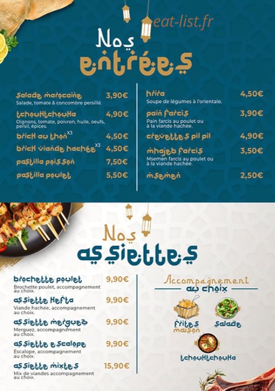 El Madina — carte page 1