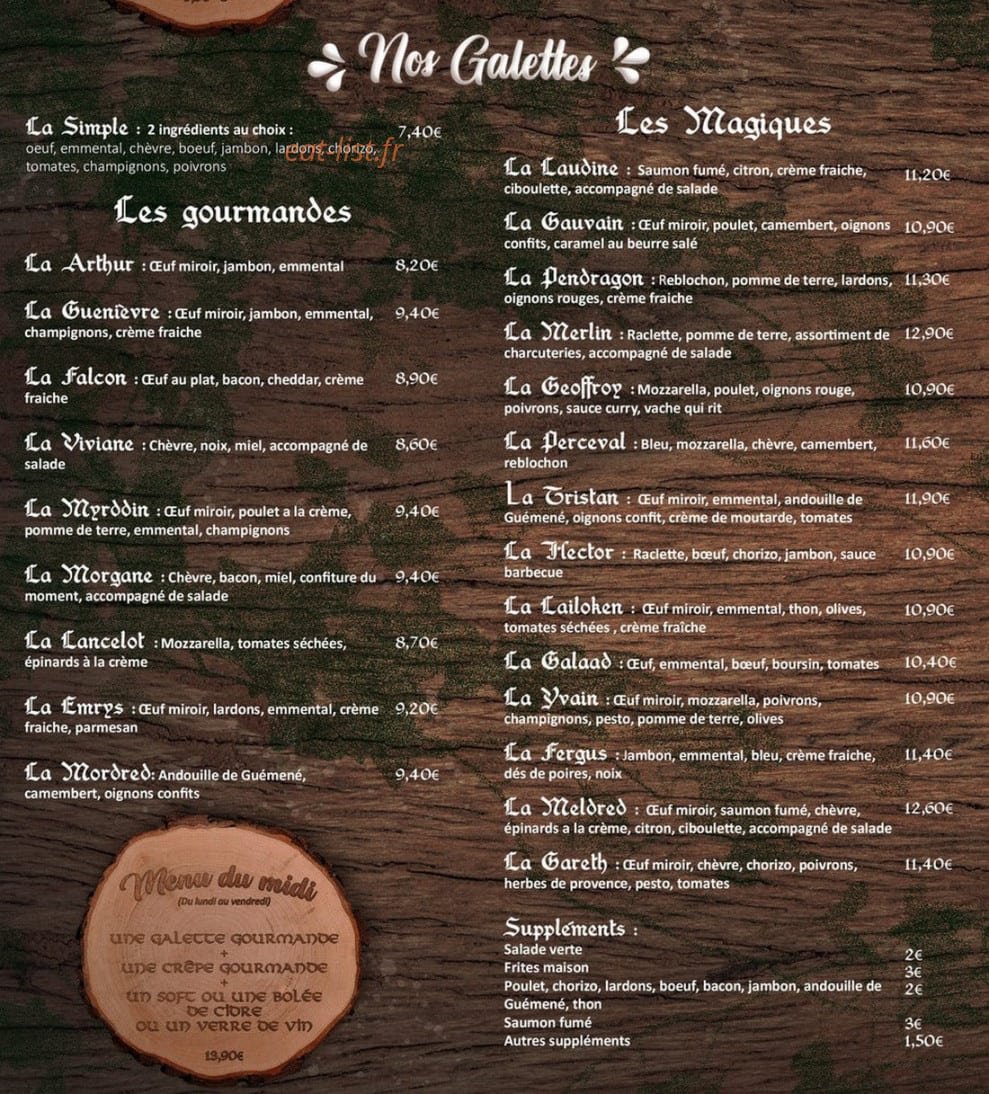 Le Repère de Merlin — carte page 1