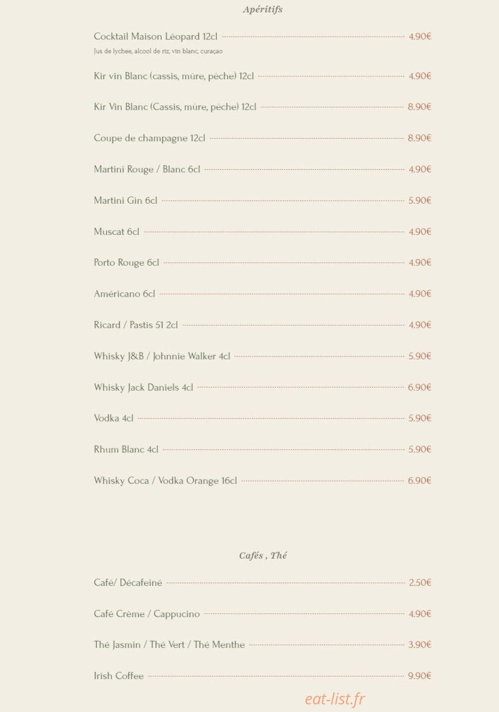 Leopard — carte page 1