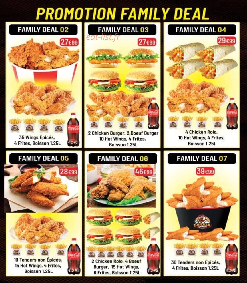 Chicken Land — carte page 2