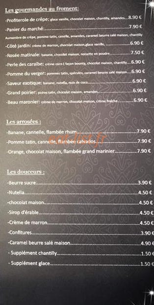 Forty Lounge — carte page 3
