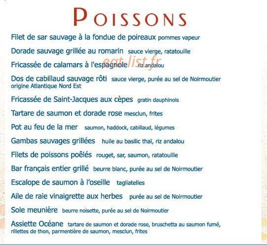 La criée — carte page 4