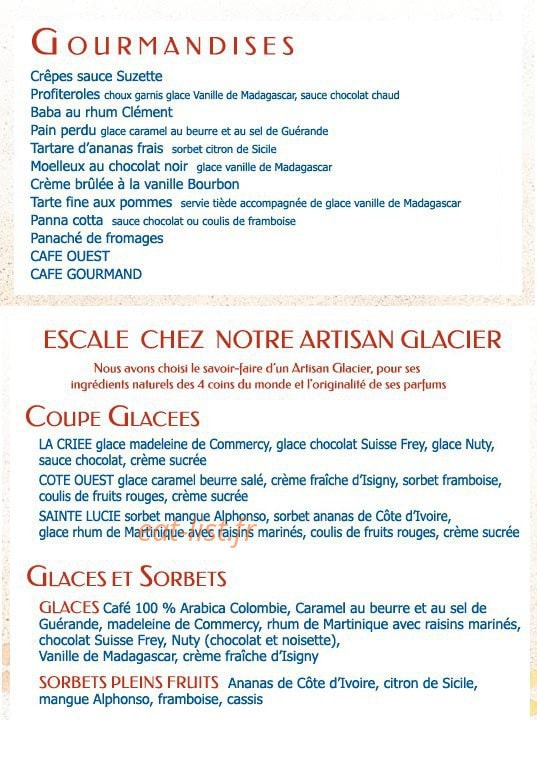 La criée — carte page 8