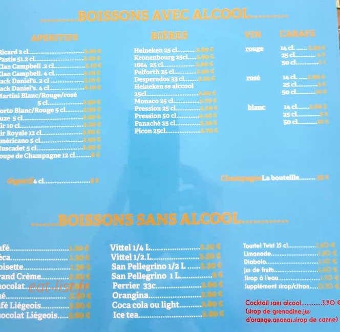 Les Copains d'abord — carte page 2