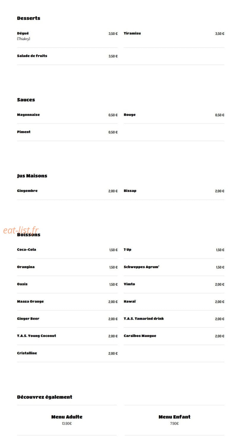 Afro Spoon — carte page 2