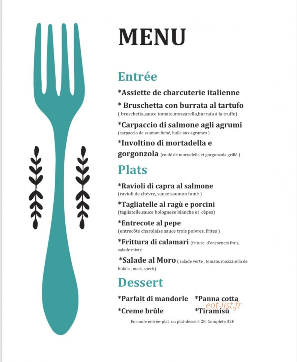 Al moro — carte page 1