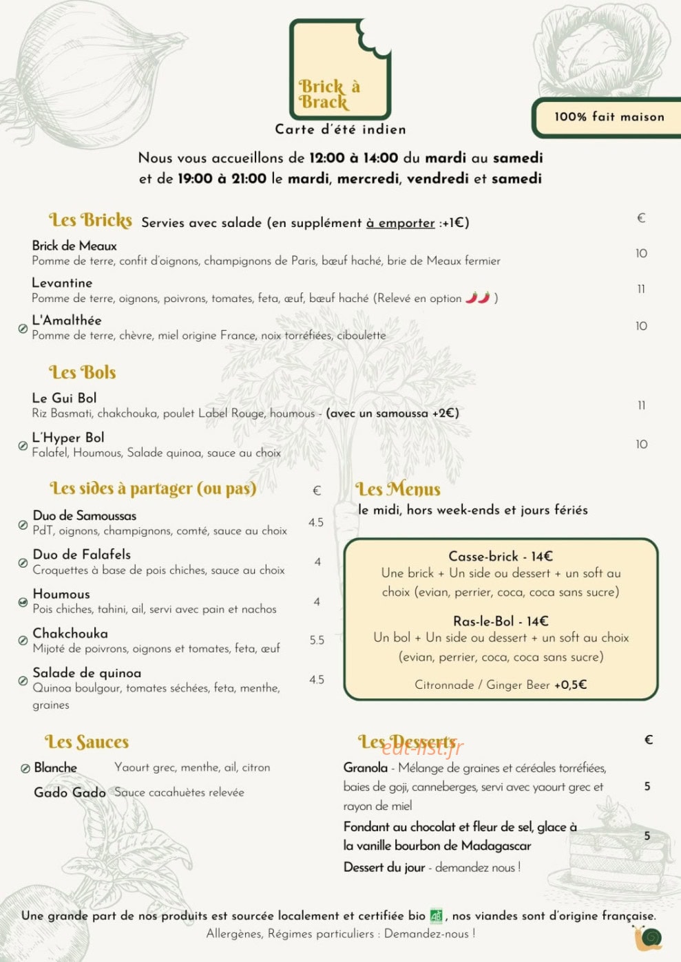 Brick à Brack — carte page 1