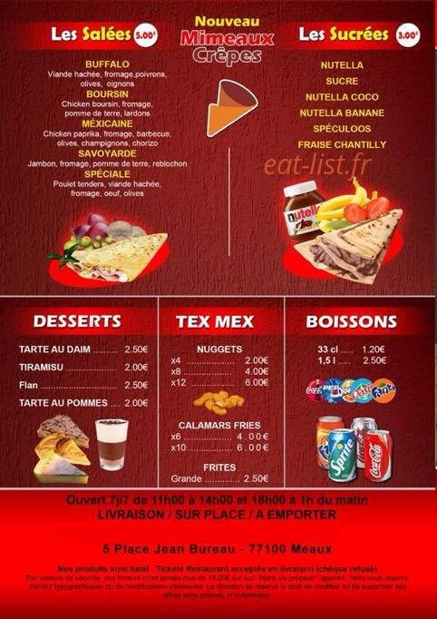 Chez mimeaux — carte page 4